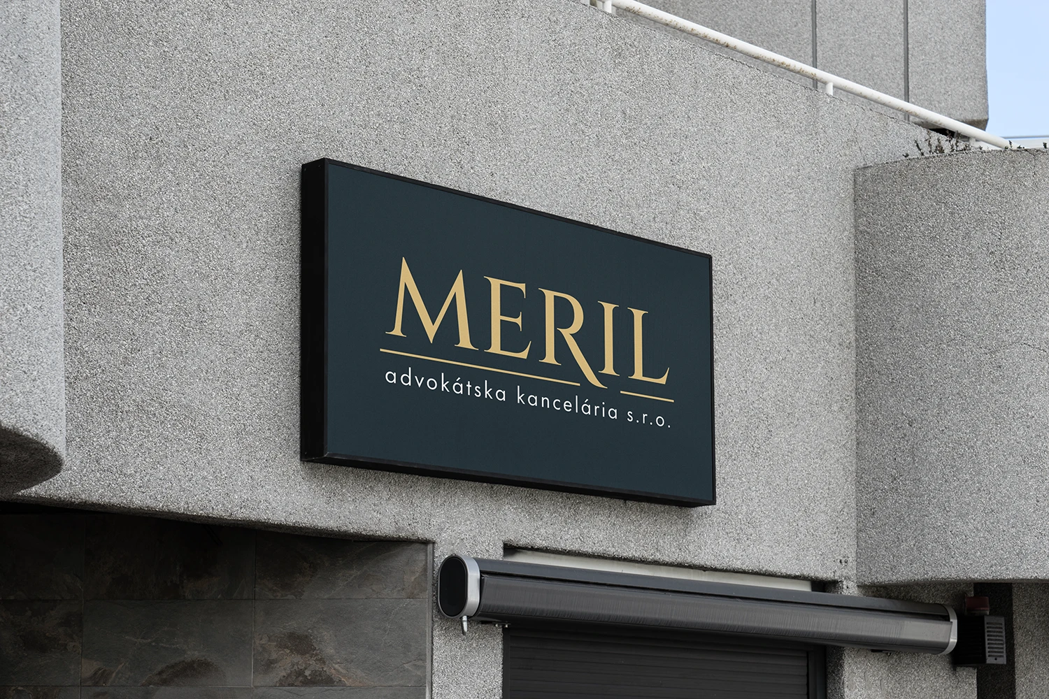 Označenie kancelárie MERIL